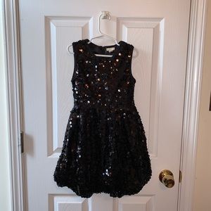 3/$45  Black Sequin Dress